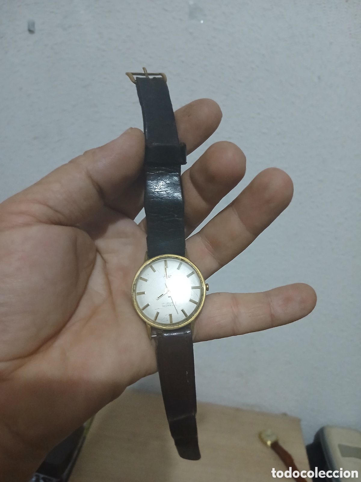 Relojes de pulsera: ANTIGUO RELOJ FUNCIONA Y PARA,,VER FOTOS