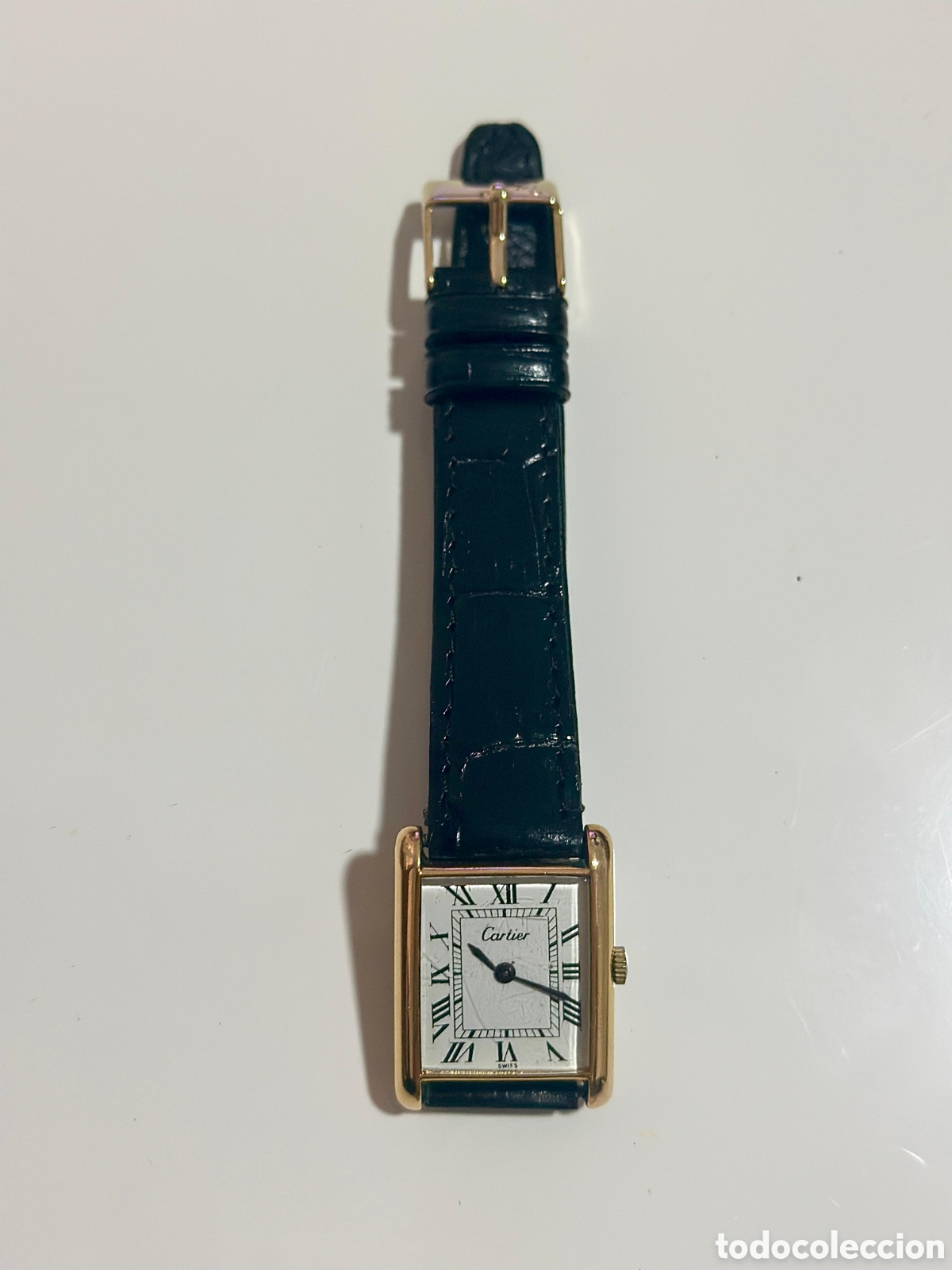 Relojes de pulsera: Cartier Tank chapado oro