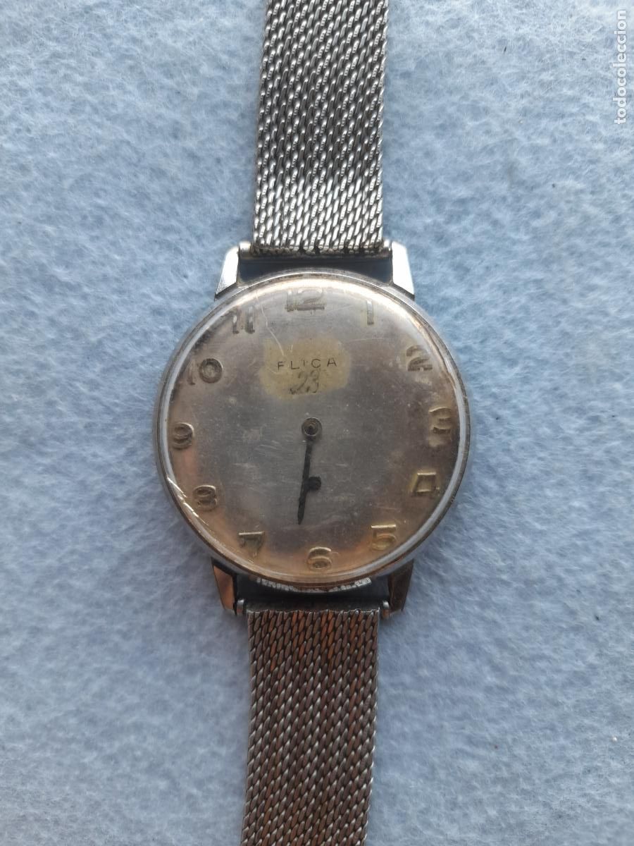 Relojes de pulsera: Reloj Marca Flica. Cl&aacute;sico de Caballero. Swiss made