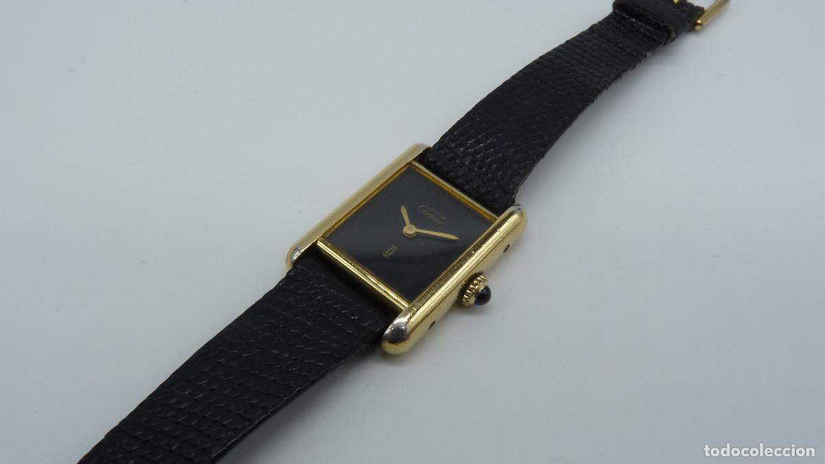 Armbanduhren: RELOJ DE MUJER CARTIER TANK LADY en plata de 925 mm.