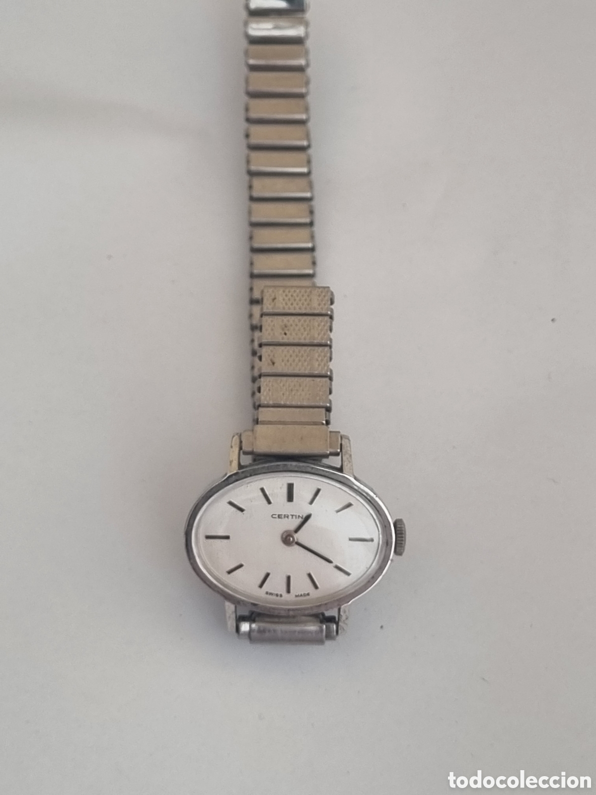 Wristwatches: Reloj Certina 13-22 mec&aacute;nico corona firmada