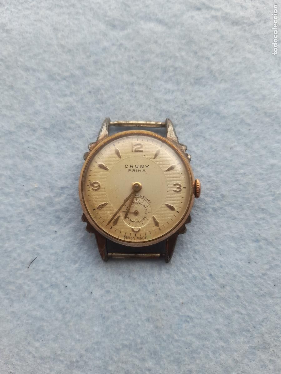 Wristwatches: Reloj Marca Cauny Prima. Mec&aacute;nico antiguo. Funcionando.