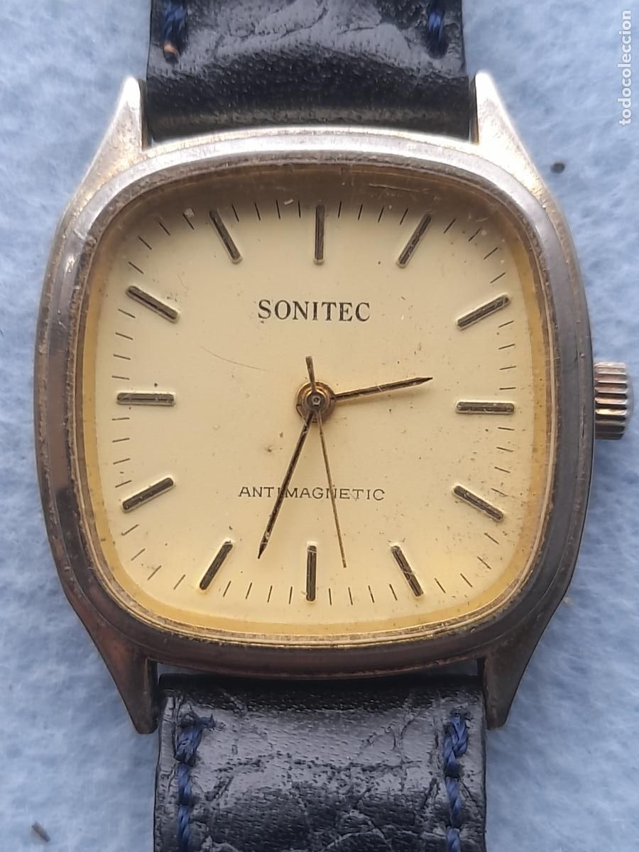 Relojes de pulsera: Reloj Marca Sonitec. Cl&aacute;sico de Caballero. - Foto 5