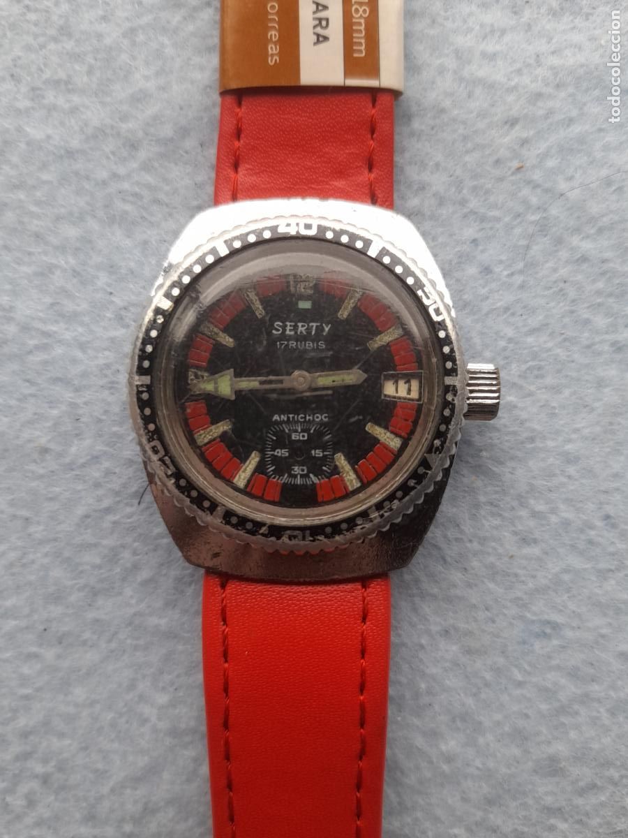 Orologi da polso: Reloj Marca Serty. Tipo Submarinista de Caballero.