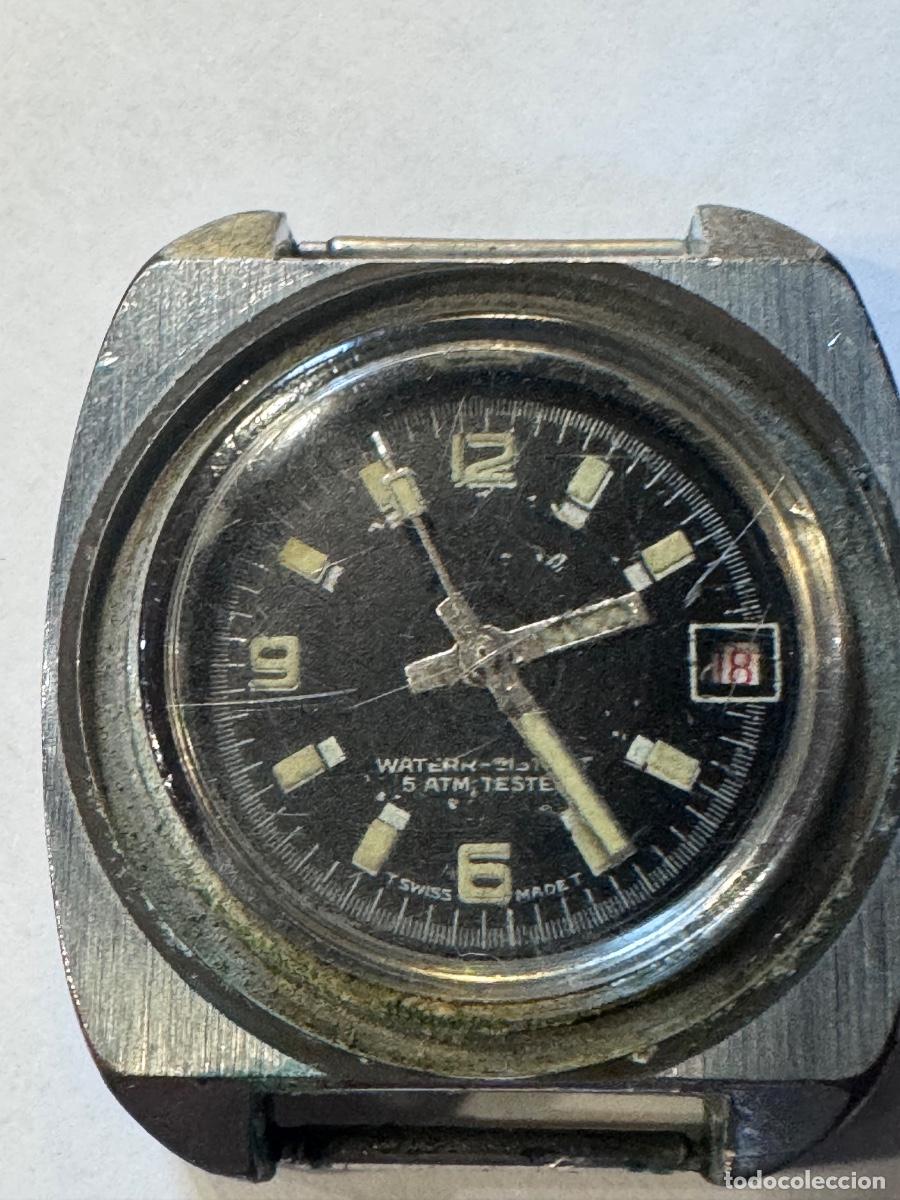 Relojes de pulsera: RELOJ SUMERGIBLE SWISS MADE BASIC WATCH -FUNCIONANDO (G) - Foto 4