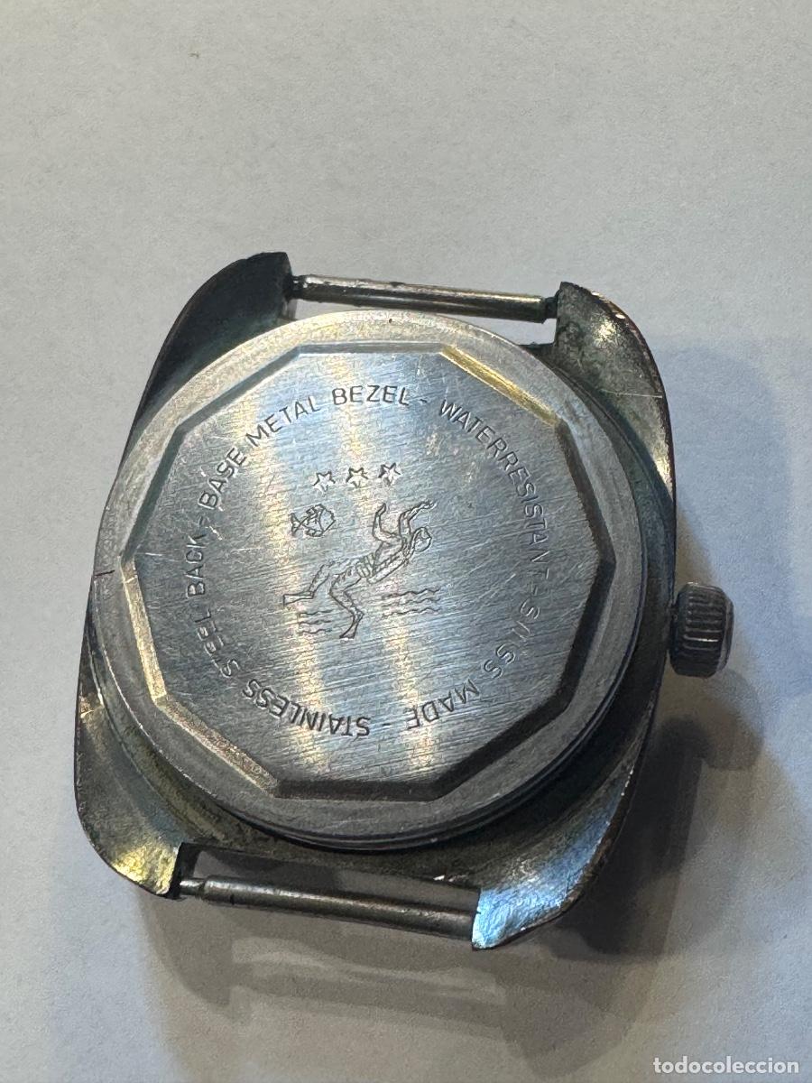 Relojes de pulsera: RELOJ SUMERGIBLE SWISS MADE BASIC WATCH -FUNCIONANDO (G) - Foto 6