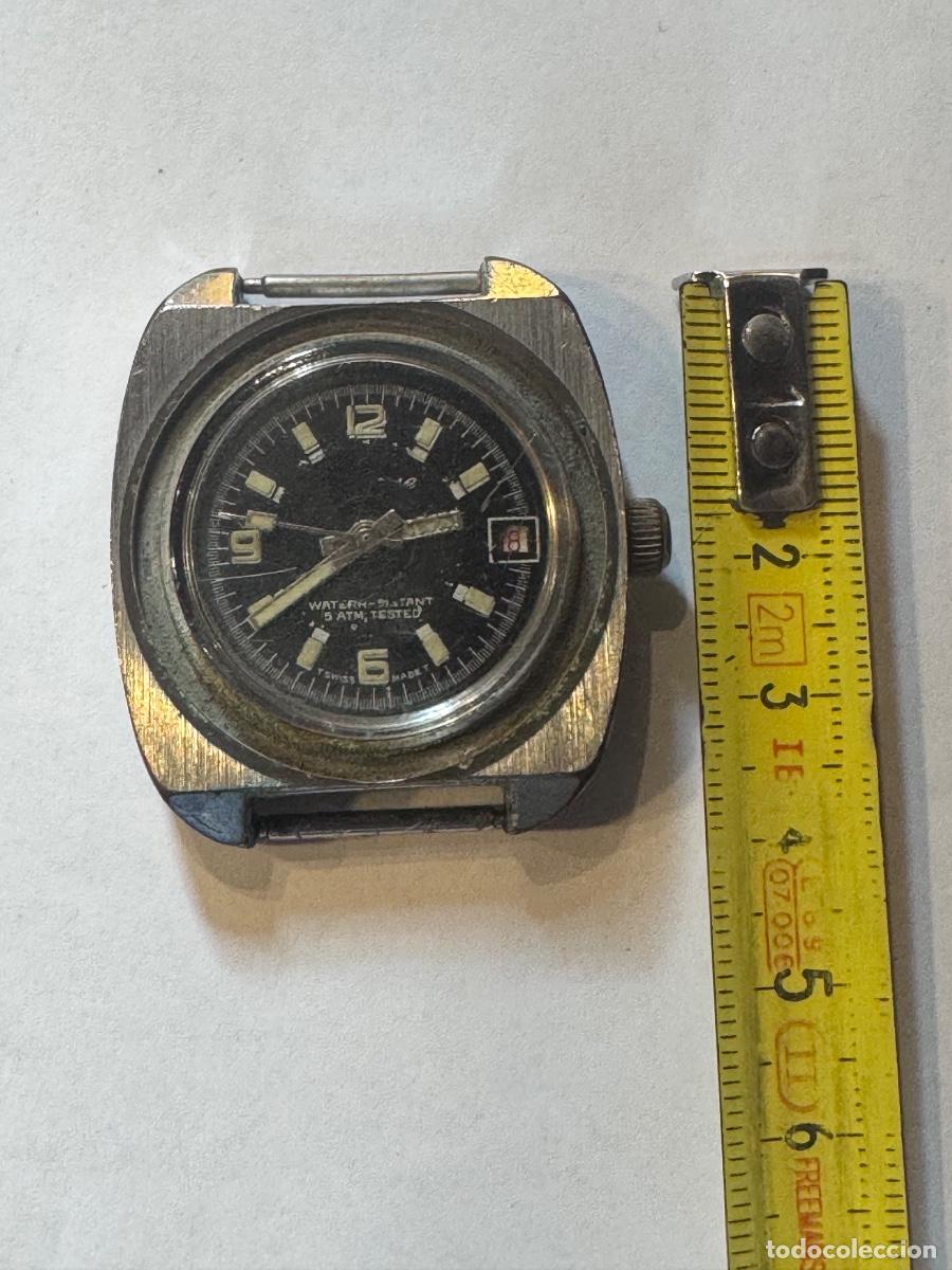 Relojes de pulsera: RELOJ SUMERGIBLE SWISS MADE BASIC WATCH -FUNCIONANDO (G) - Foto 10
