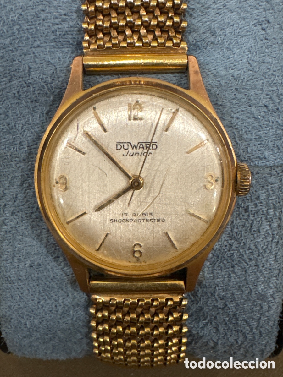 Relojes de pulsera: Antiguo reloj DUWARD JUNIOR,de carga manual,32mm sin contar Corona*FUNCIONA*