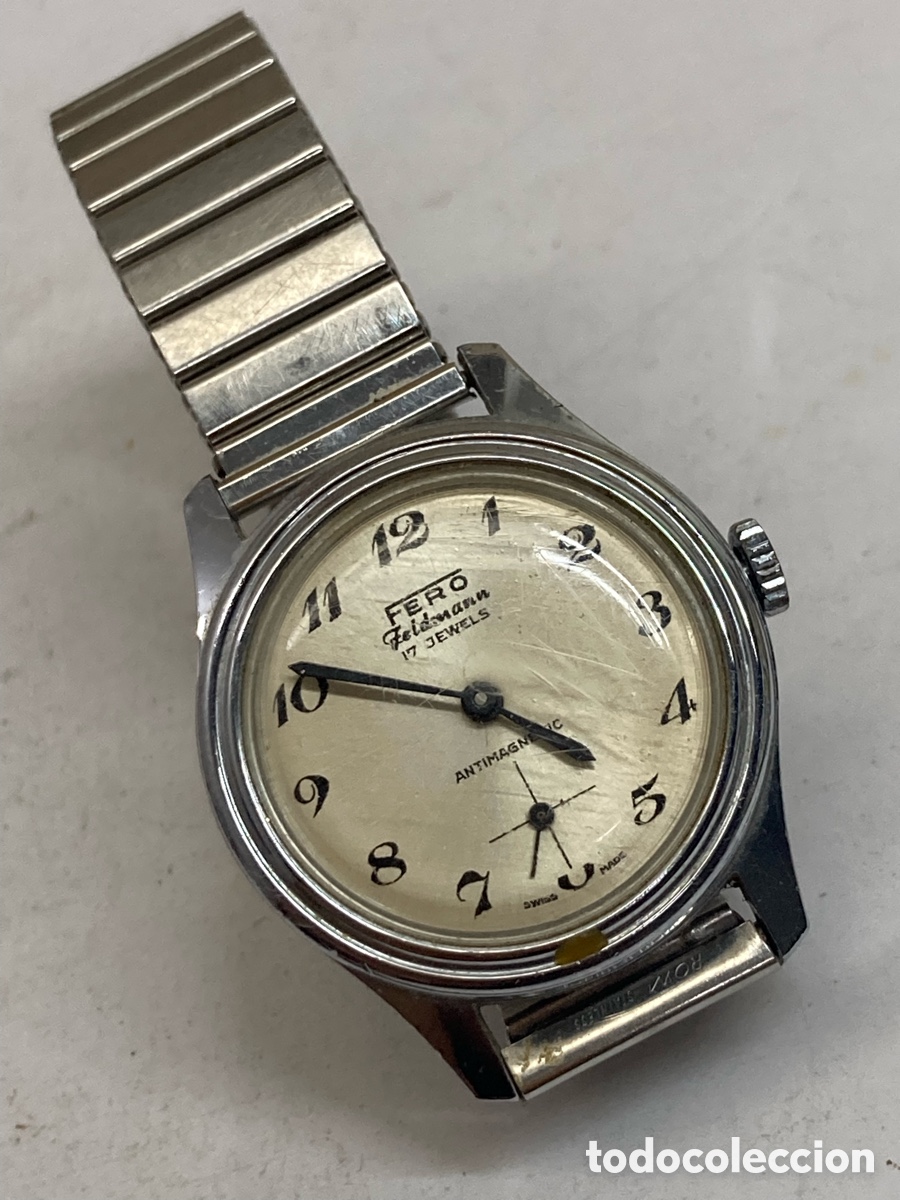 Relojes de pulsera: Reloj Fero Feldman carga manual para piezas