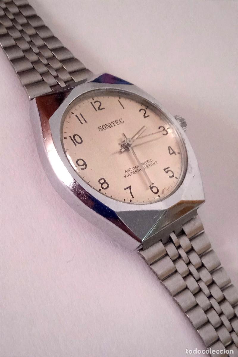 Relojes de pulsera: RELOJ SONITEC CARGA MANUAL ANTIMAGN&Eacute;TIC. - Foto 3