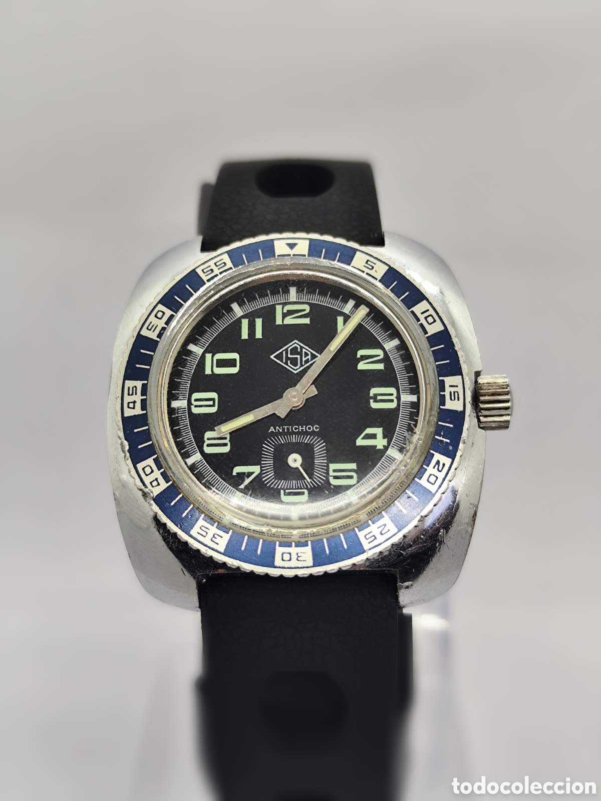 Relojes de pulsera: reloj vintage ISA skin diver calibre Lorsa 238a