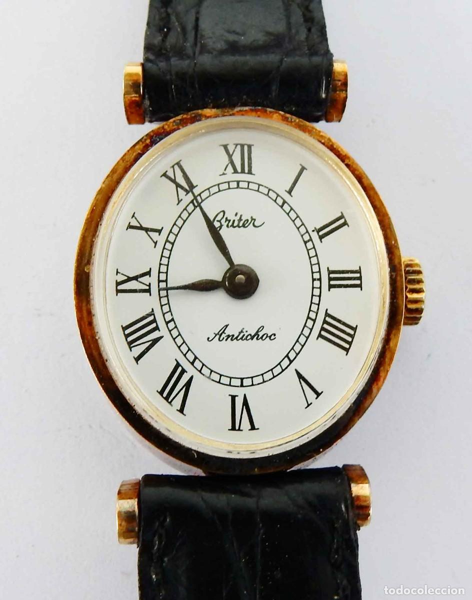 Relojes de pulsera: Reloj BRITER - Swiss - se&ntilde;ora - vintage - cuerda - NOS