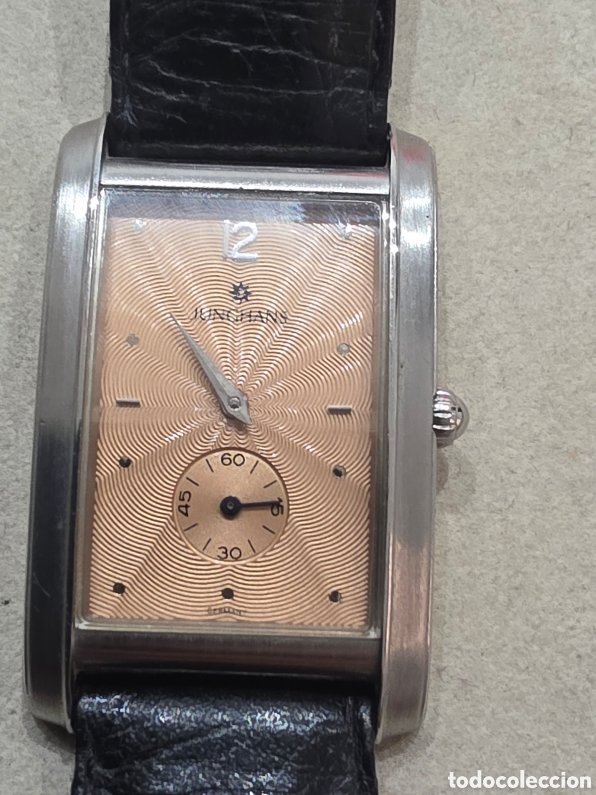 Relojes de pulsera: Reloj Junghans Tank Cuarzo Unisex