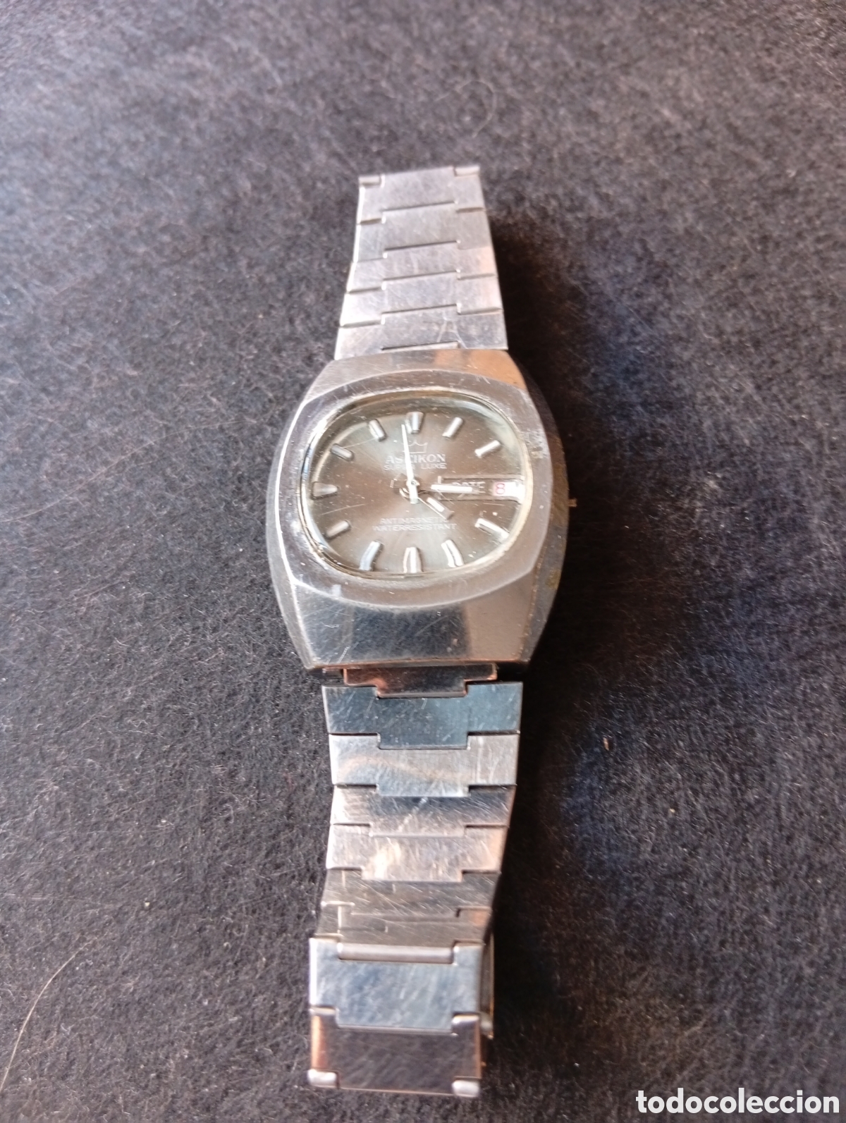 Relojes de pulsera: Reloj de carga manual a&ntilde;os 70 Aseikon super de luxe