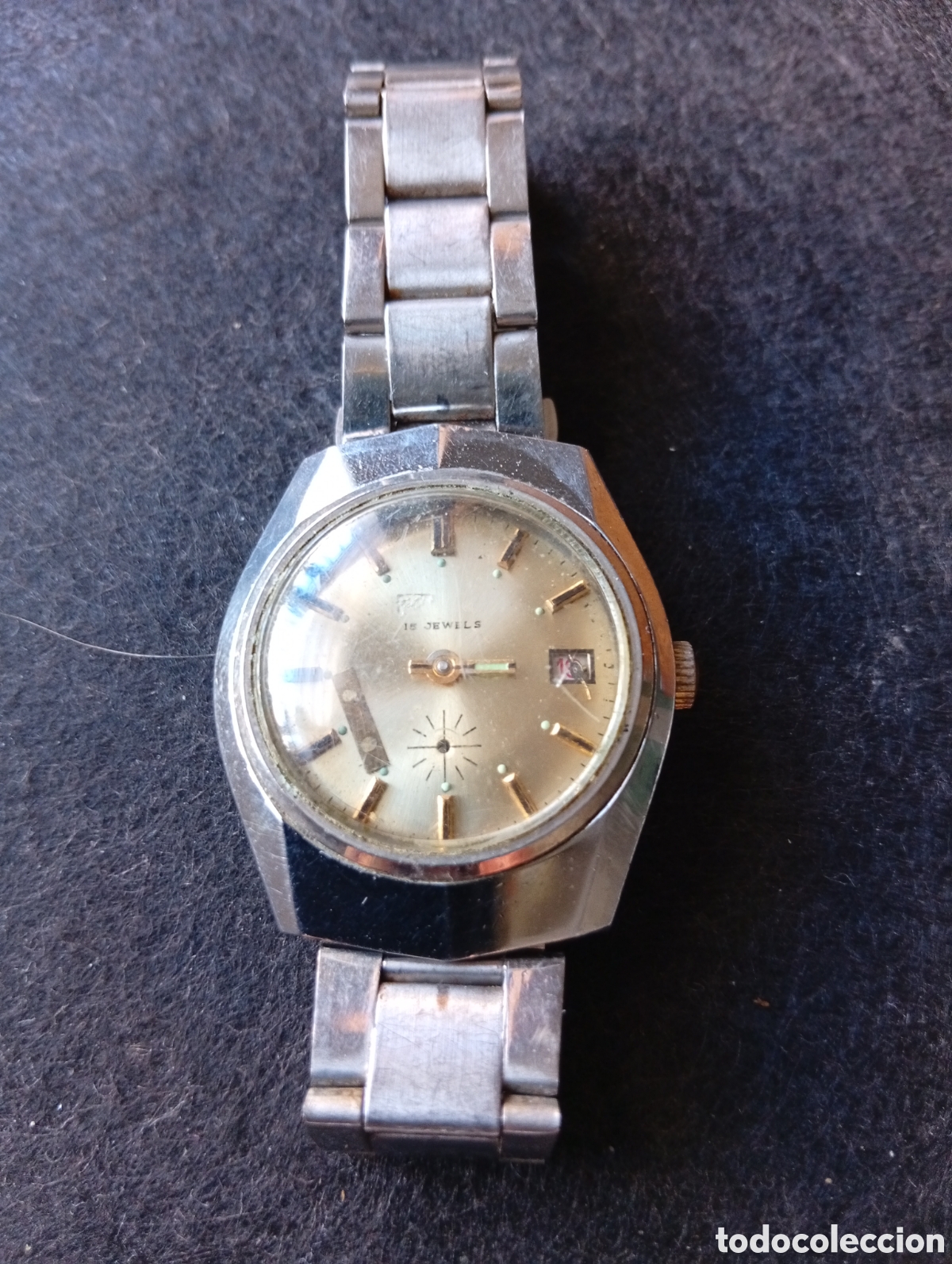 Relojes de pulsera: Reloj de caballero carga manual a&ntilde;os 70