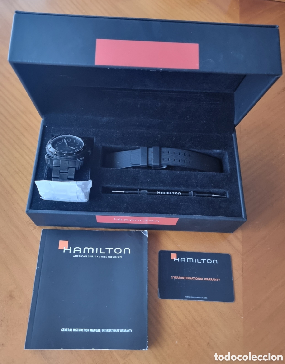 Relojes de pulsera: Reloj Hamilton Caja original completo ved fotos buen reloj pr&aacute;cticamente nuevo