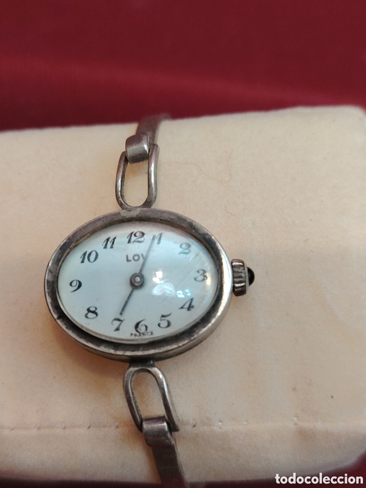 Relojes de pulsera: Antiguo reloj de plata 800 funciona - Foto 2