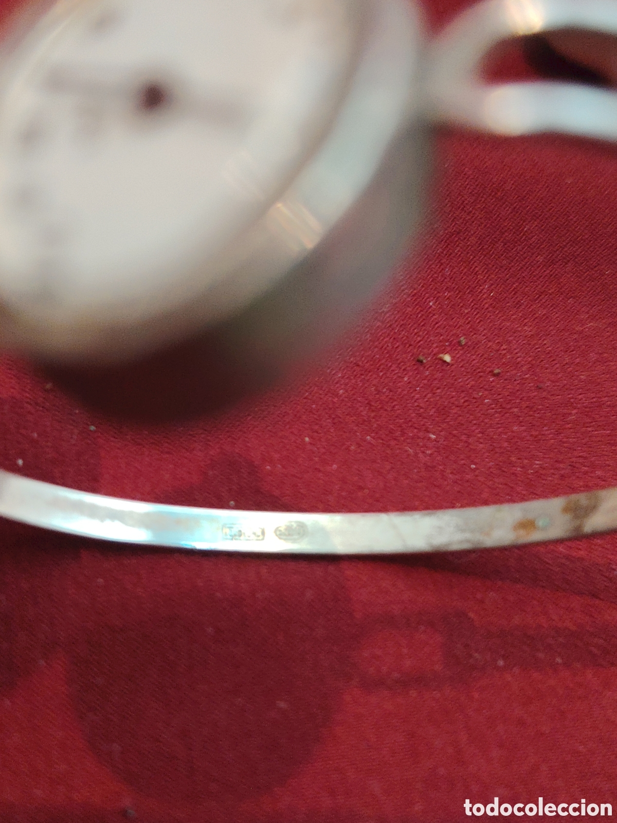 Relojes de pulsera: Antiguo reloj de plata 800 funciona - Foto 4