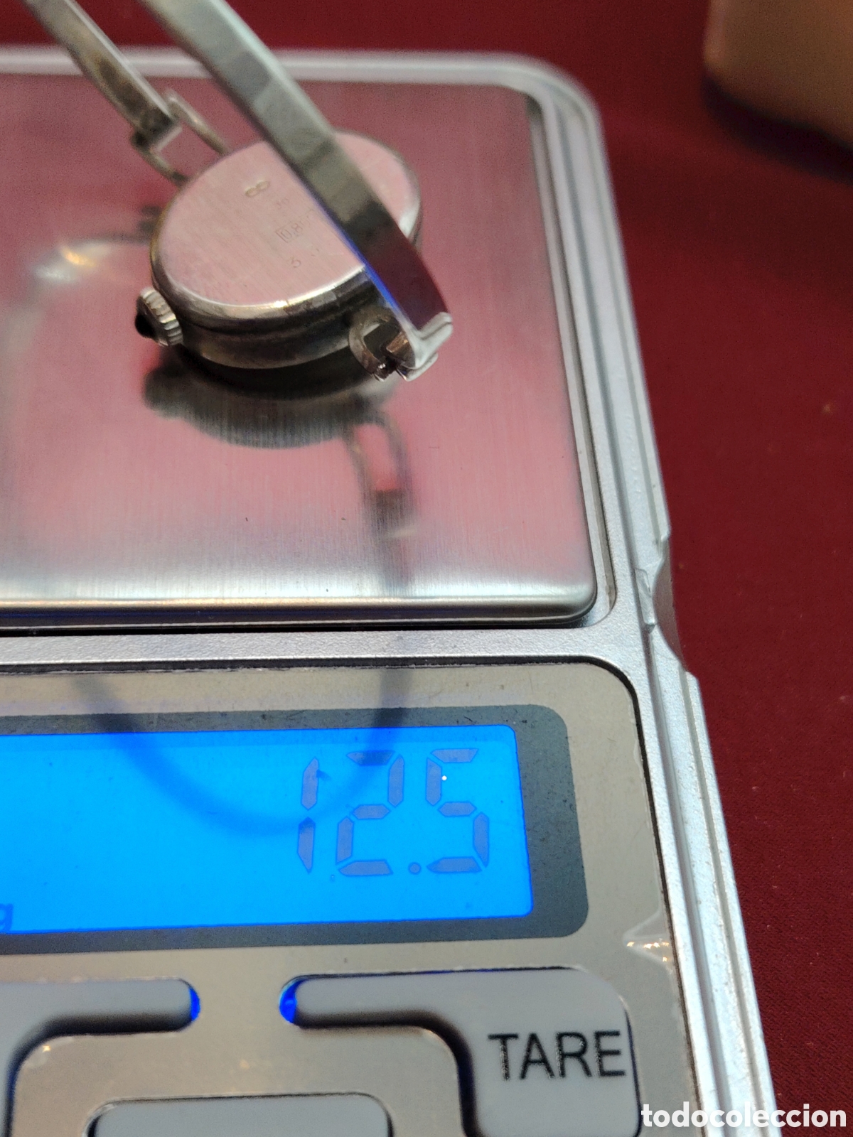 Relojes de pulsera: Antiguo reloj de plata 800 funciona - Foto 5