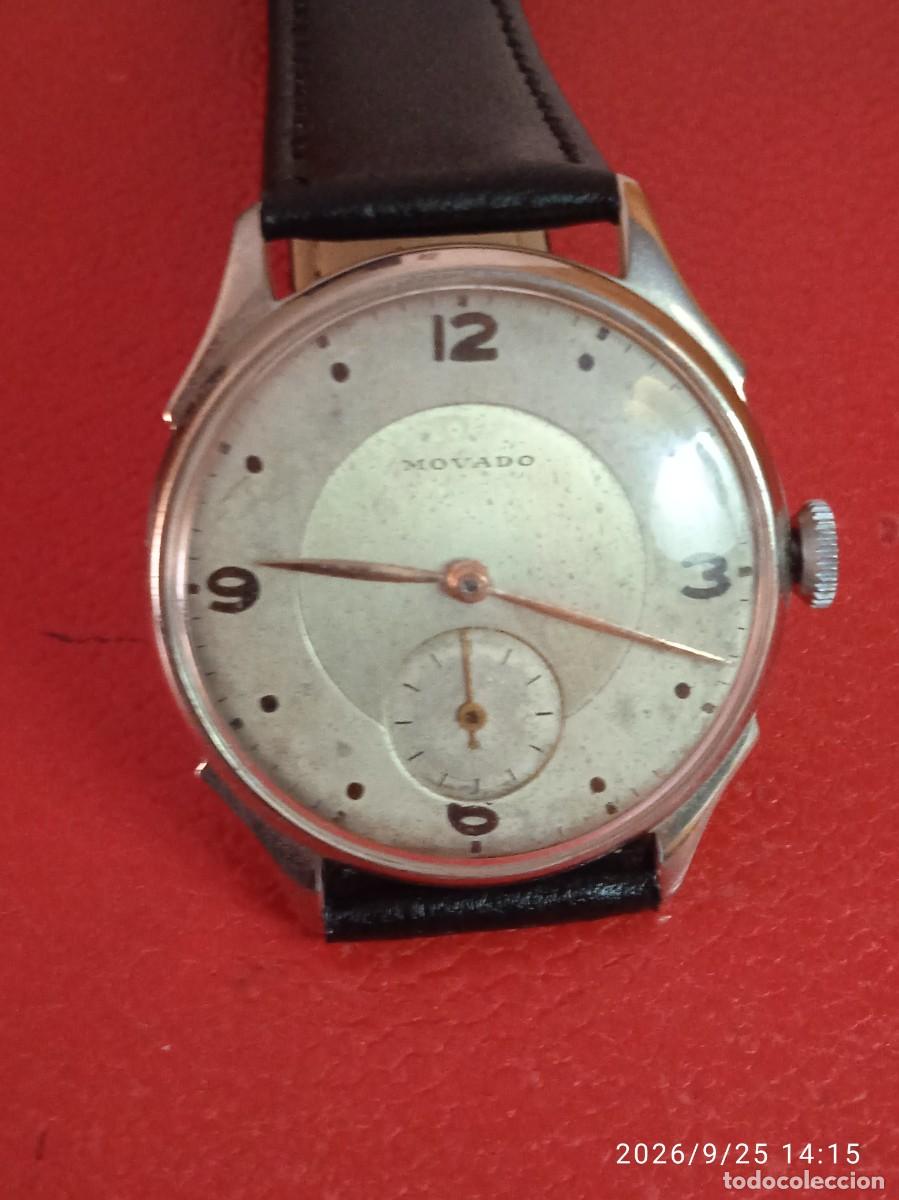 Relojes de pulsera: RELOJ MOVADO 17 RUBIS CARGA MANUAL MIDE 3,70 CM.