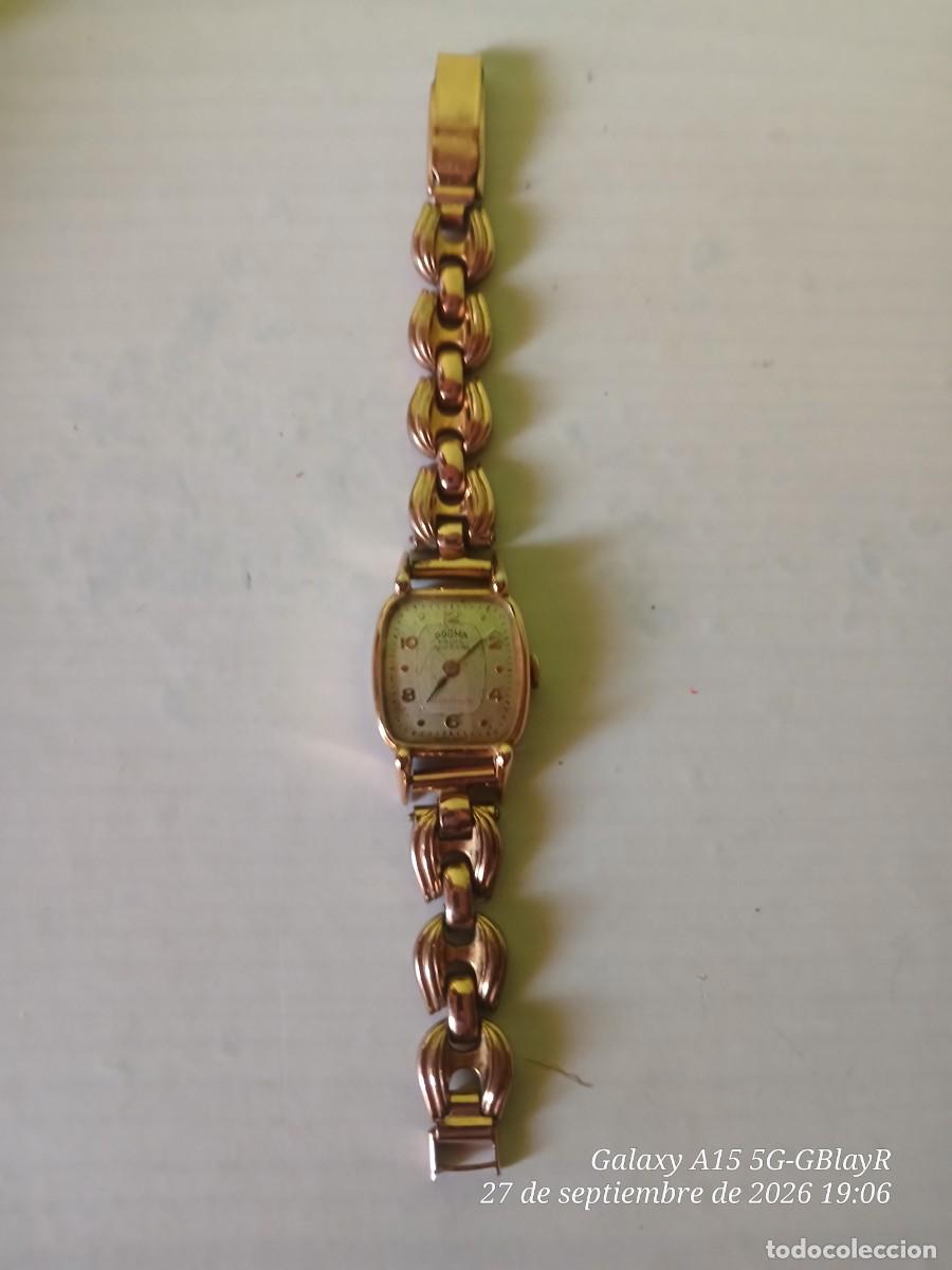 Relojes de pulsera: Reloj Dogma Prima plaque or antiguo.