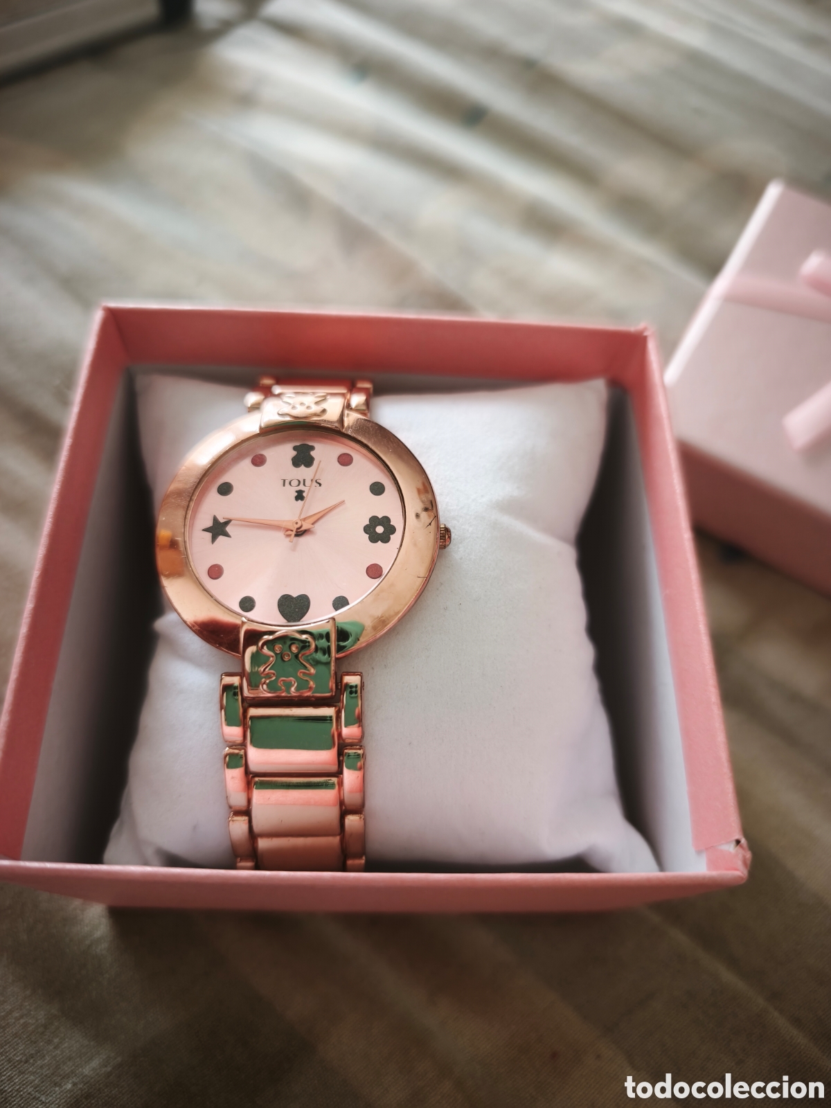 Relojes de pulsera: Reloj Tous con caja rosa