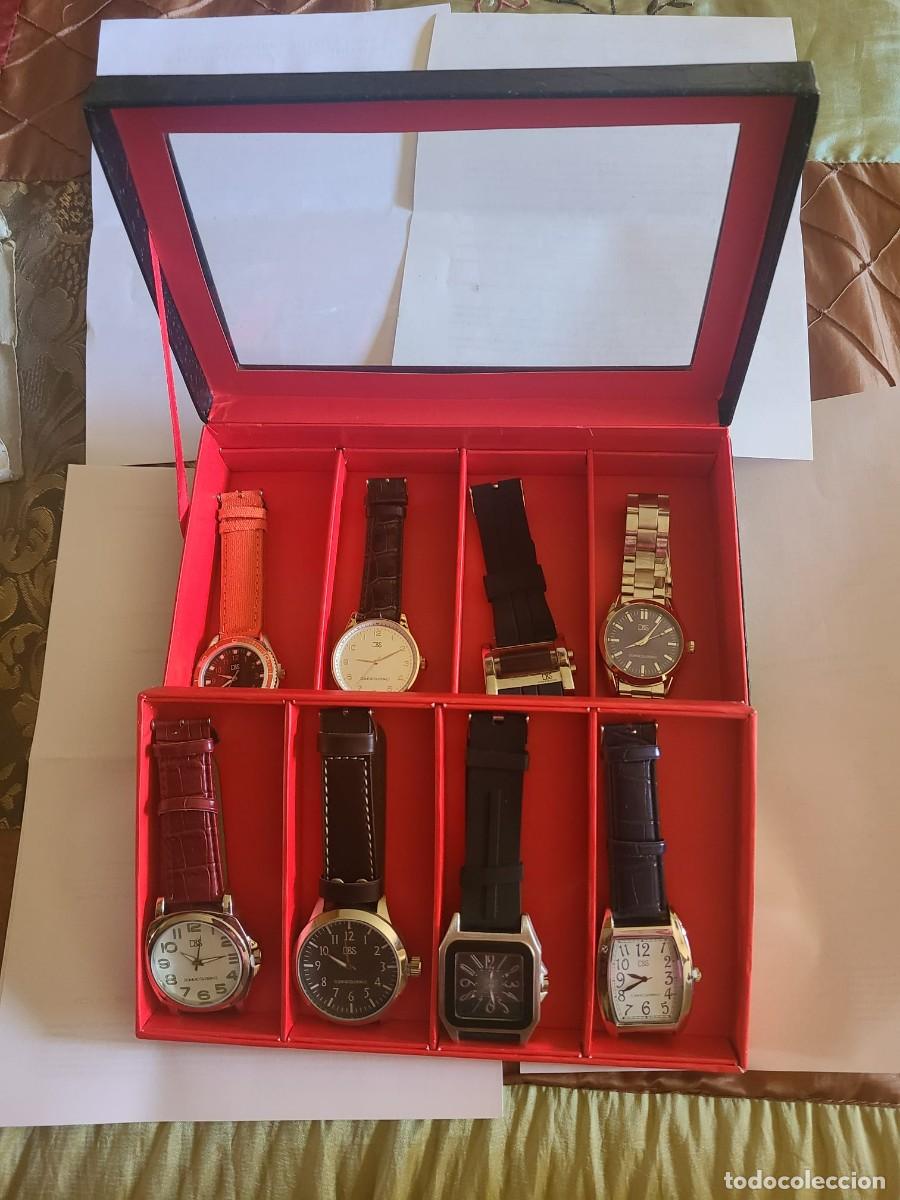 Relojes de pulsera: Lote Colecci&oacute;n 8 Relojes Domenico & Stefano Con Caja Expositora Original