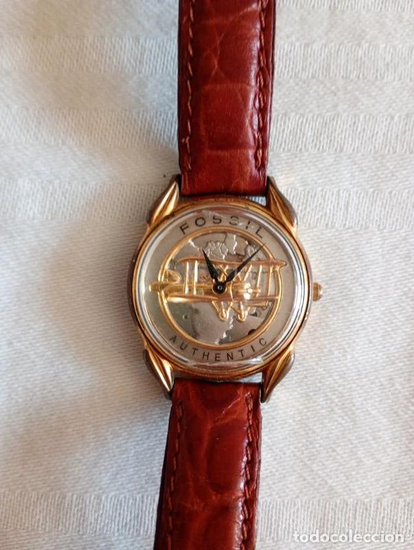Relojes de pulsera: Reloj Vintage Fossil Authentic Airplane Limited Edition LE-9404 Water Resistance