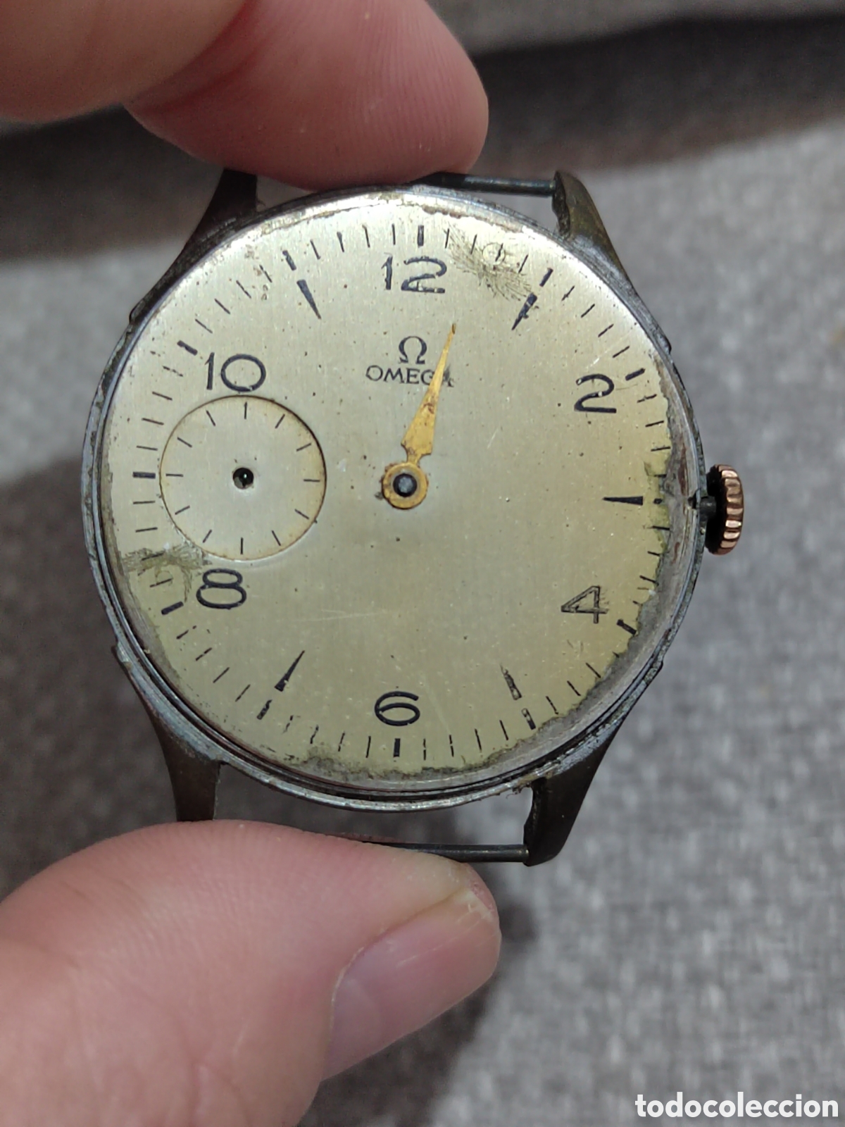 Relojes de pulsera: Antiguo reloj omega jumbo incompleto