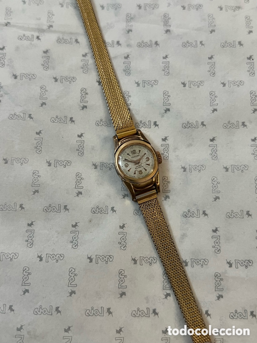 Relojes de pulsera: ✅ Reloj Festina carga manual chapado en oro vintage