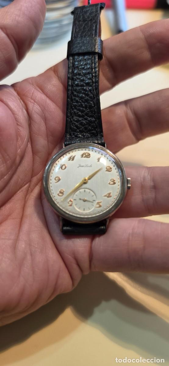 Relojes de pulsera: Precioso reloj cuerda Jean Locle Geneve a&ntilde;os 40 mujer
