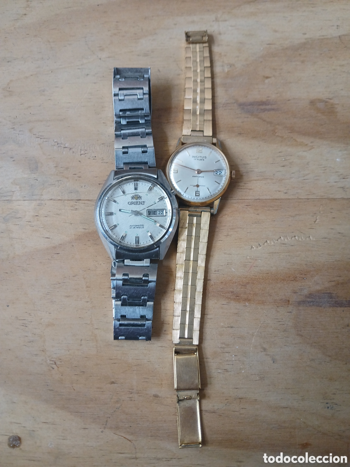 Relojes de pulsera: DOS RELOJES DE PULSERA INCITUS Y ORIENT AUTOMATIC.