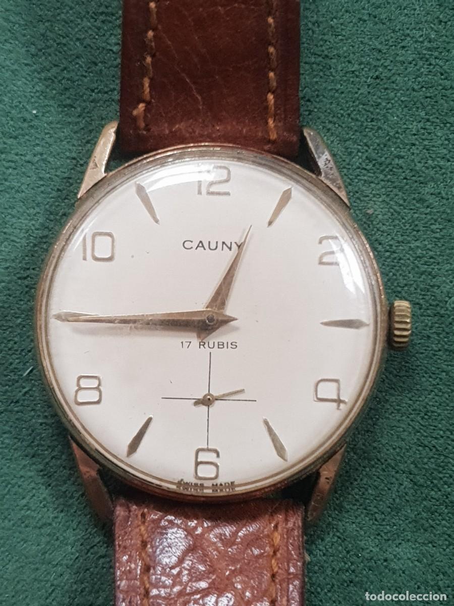 Relojes de pulsera: Reloj vintage cauny 17 rubies funcionando
