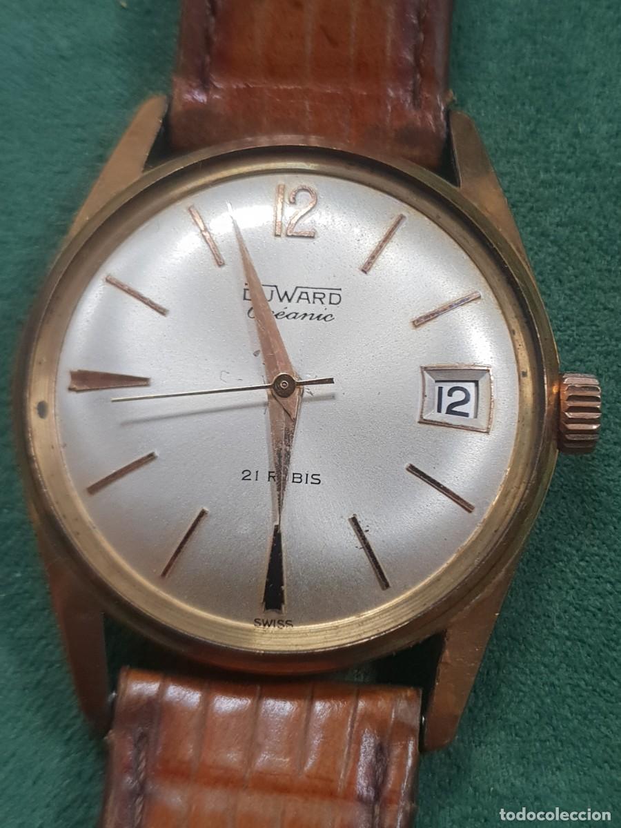 Relojes de pulsera: Reloj vintage duward oceanic 21 rubis funcionando