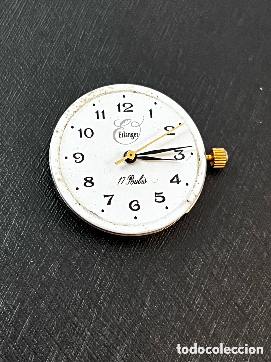 Relojes de pulsera: ✅ mecanismo reloj Erlanger 17 Rubis cal 9011 carga Manual