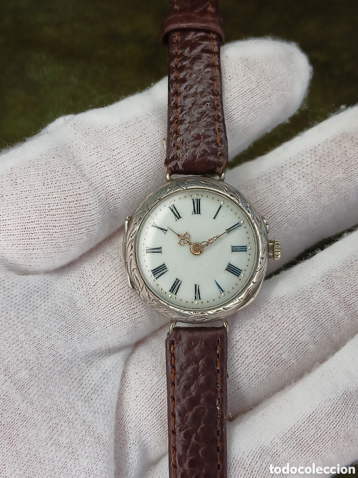 Relojes de pulsera: L231 R4.Bello reloj de plata para dama