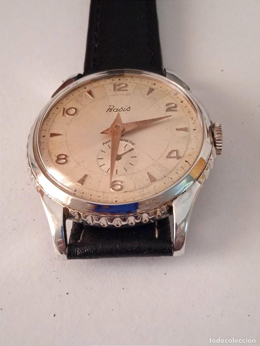 Relojes de pulsera: RELOJ BASIS ANTIMAGNETIC CARGA MANUAL . - Foto 3