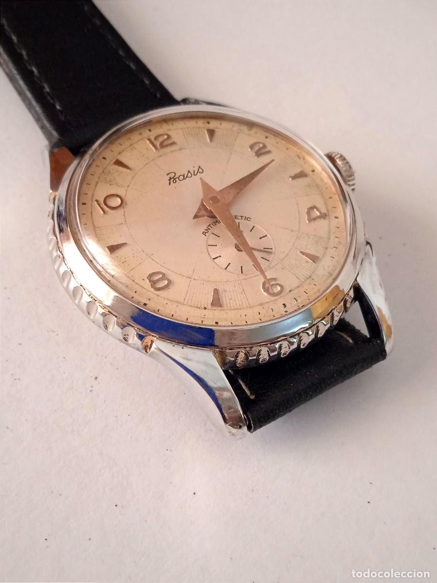 Relojes de pulsera: RELOJ BASIS ANTIMAGNETIC CARGA MANUAL . - Foto 4