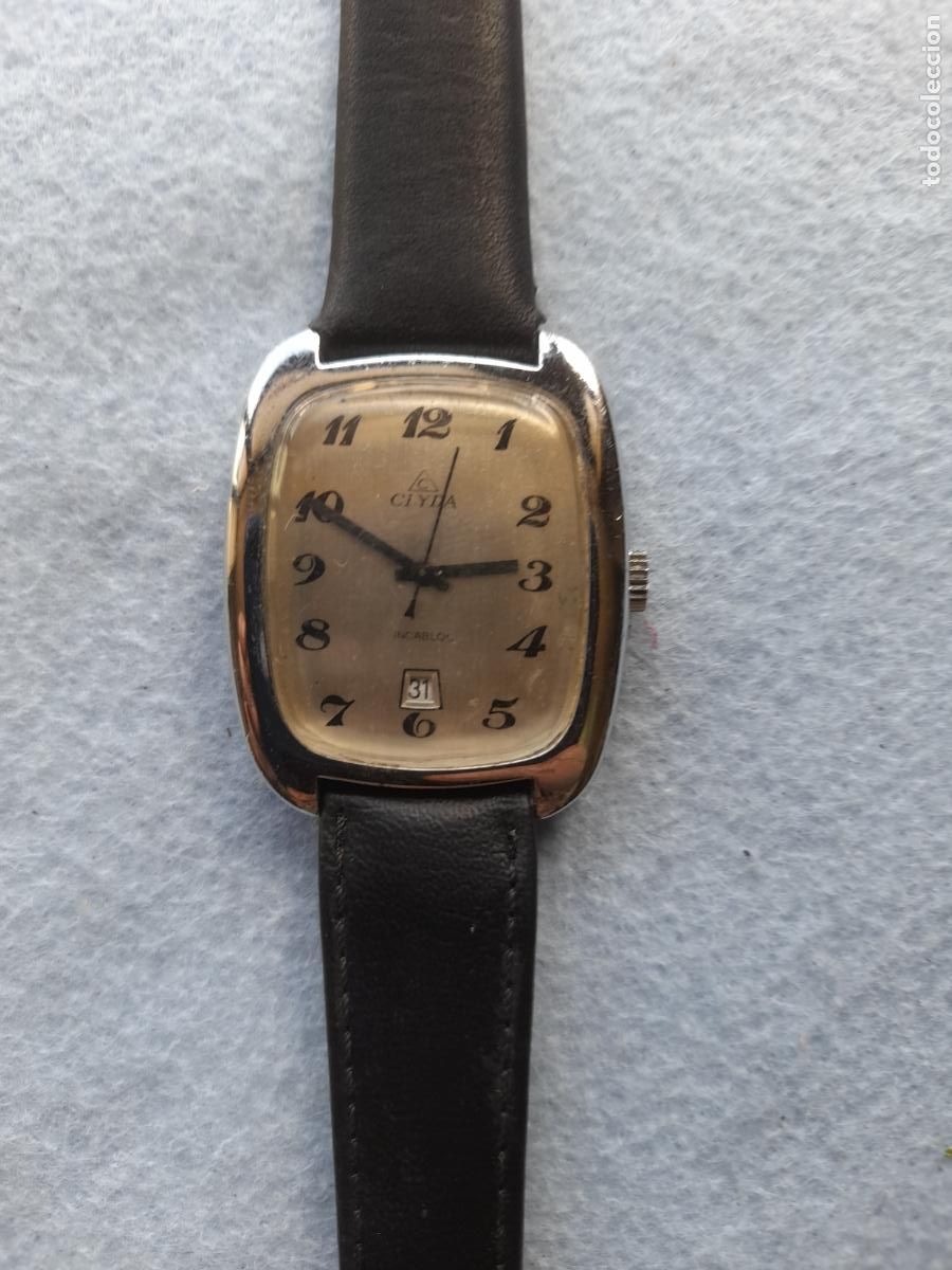 Relojes de pulsera: Reloj Marca Clyda. Cl&aacute;sico de Caballero.