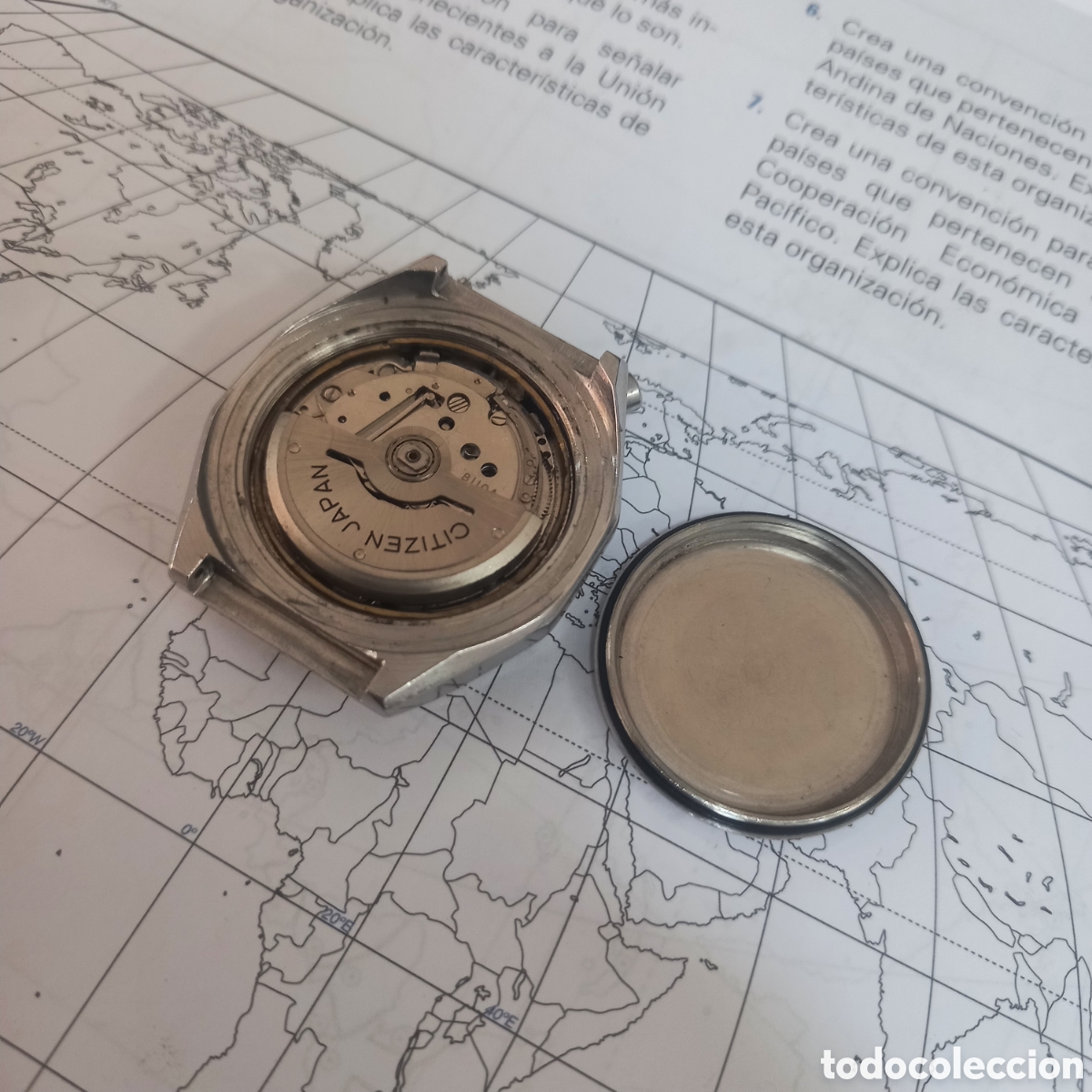 Relojes de pulsera: Reloj Antiguo Autom&aacute;tico Citizen Bullhead Care Diablito Caja Octogonal