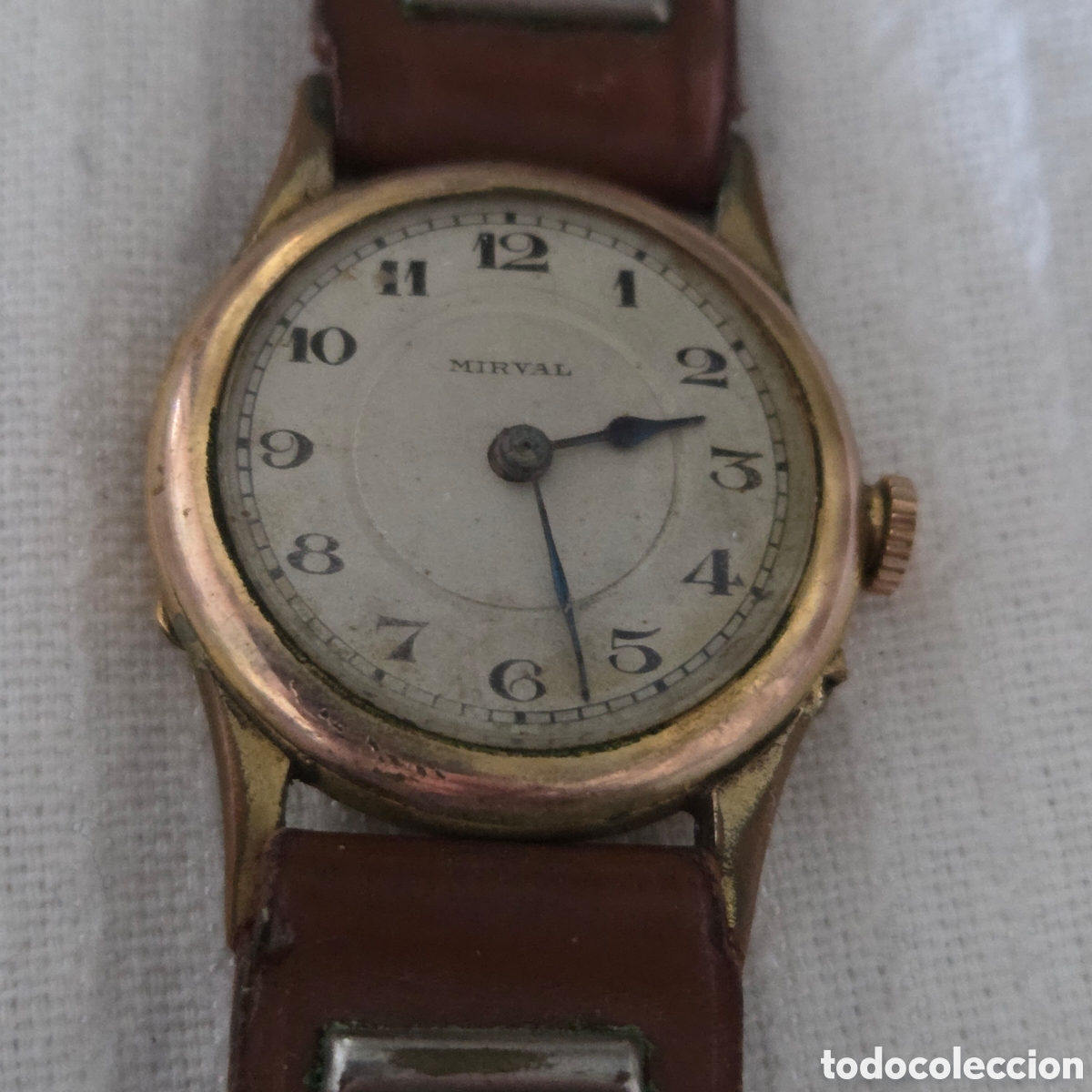Relojes de pulsera: Reloj Vintage Mirval - Mec&aacute;nico Cuerda (Swiss Made) - D&eacute;cada 1950