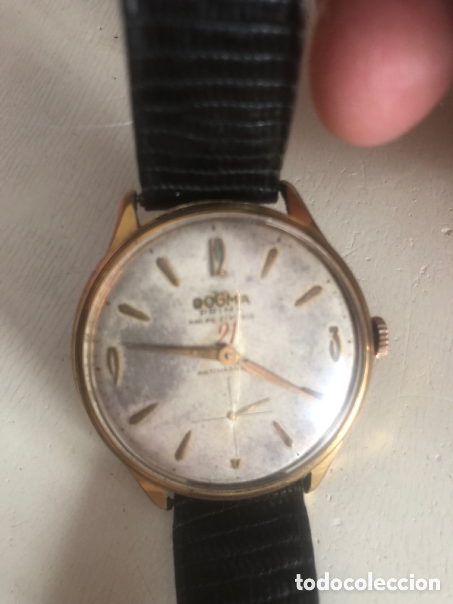 Relojes de pulsera: Reloj dogma funcionando - Foto 1