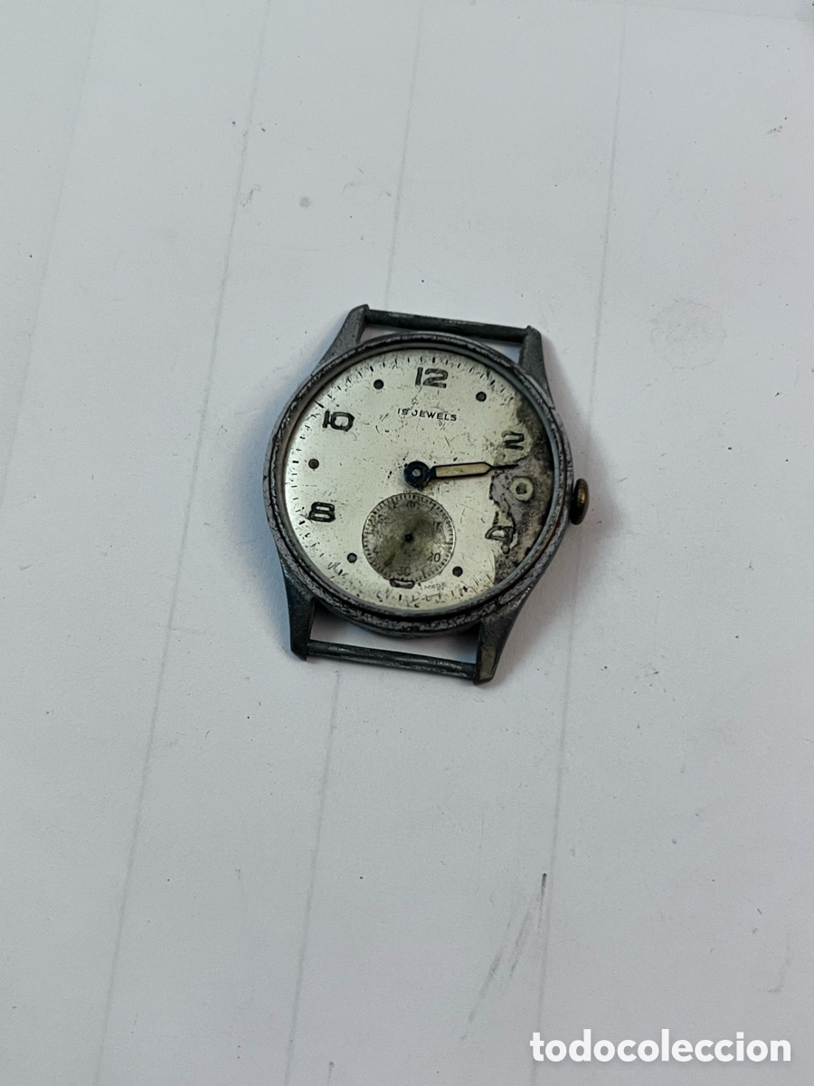 Rel&oacute;gios de pulso: ✅ Reloj carga manual militar vintage piezas