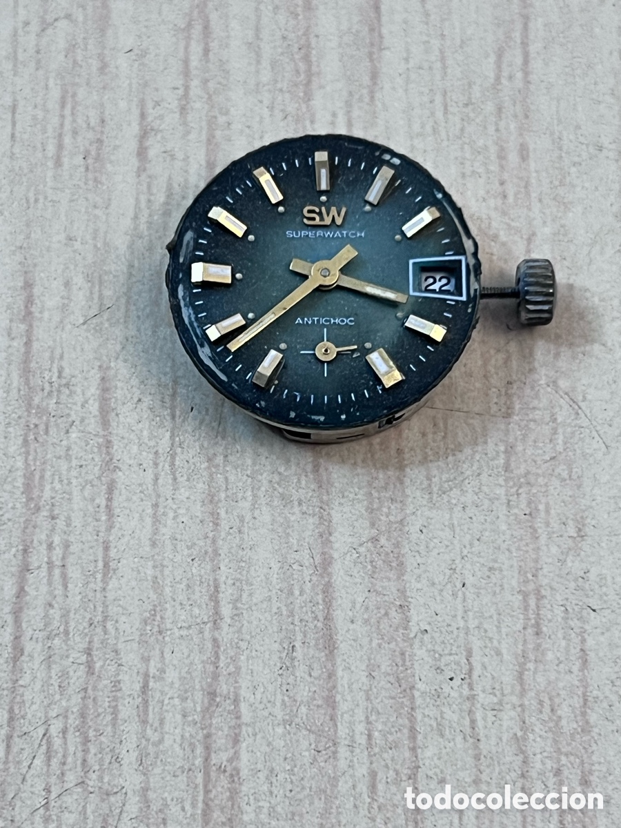 Orologi da polso: ✅ mecanismo reloj SW s&uacute;per Watch calendario carga manual