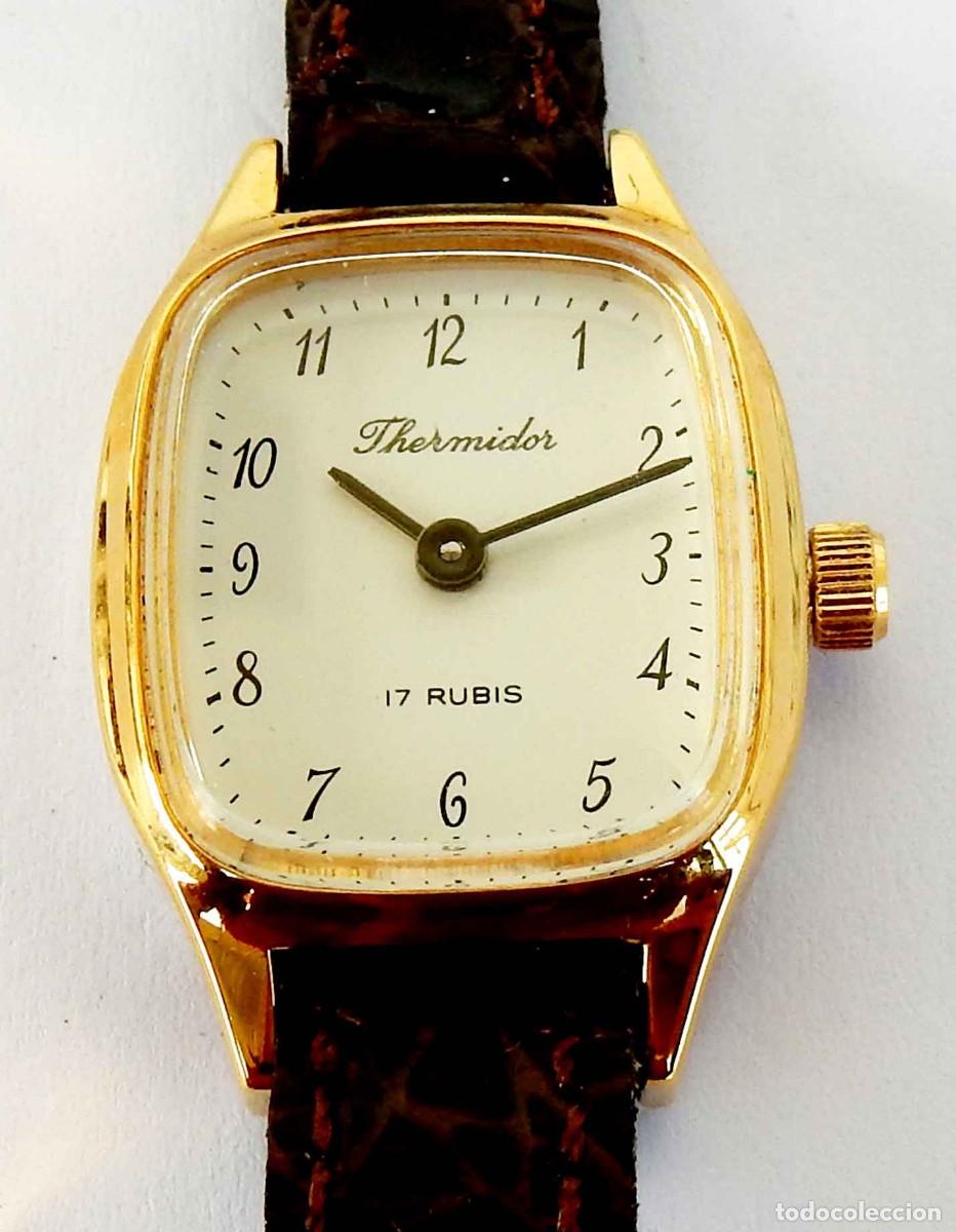 Relojes de pulsera: Reloj THERMIDOR - Swiss - se&ntilde;ora - vintage - cuerda - NOS
