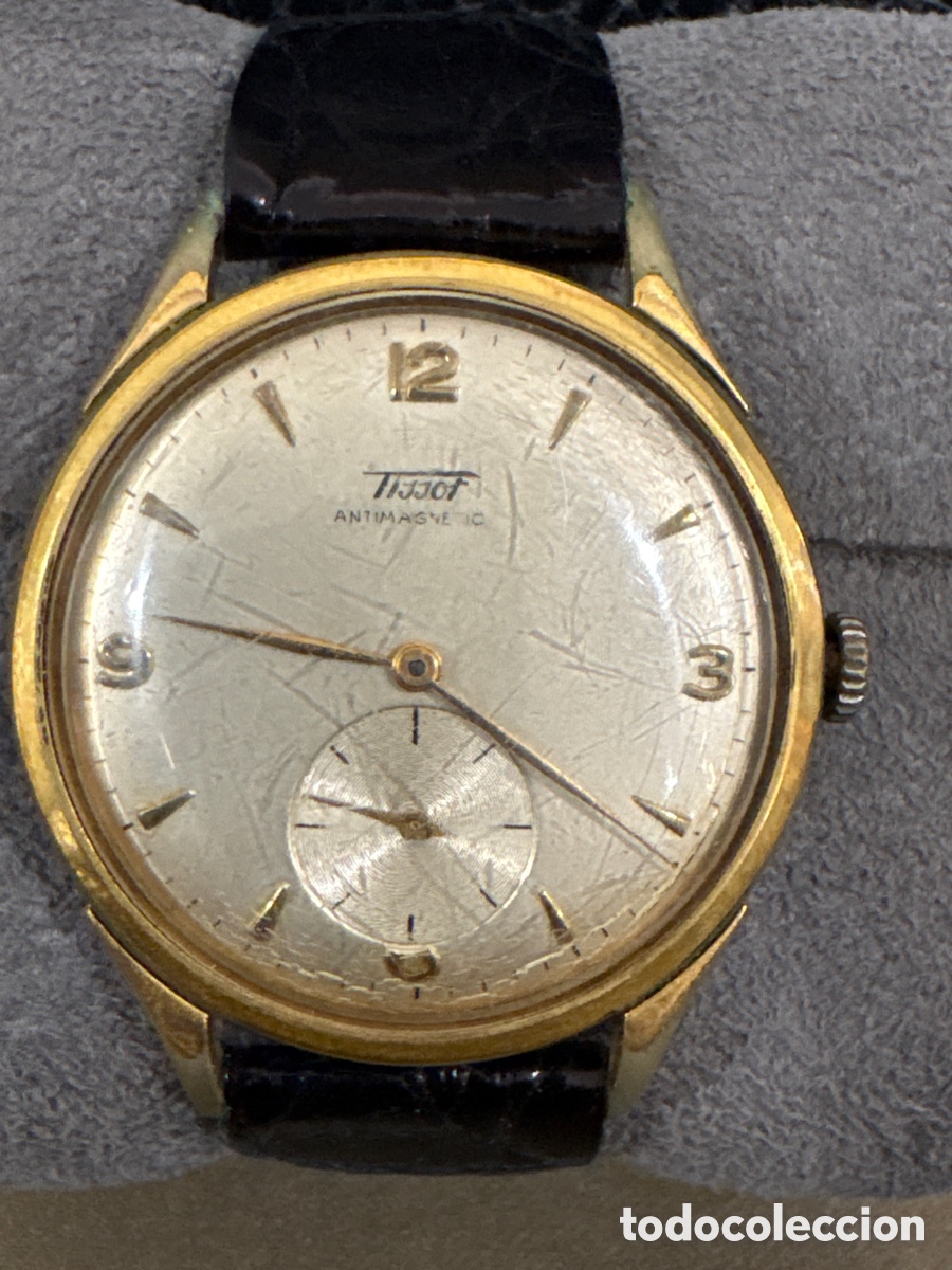 Relojes de pulsera: Antiguo reloj TISSOT,de carga manual,38MM sin contar corona*FUNCIONA*ver fotos