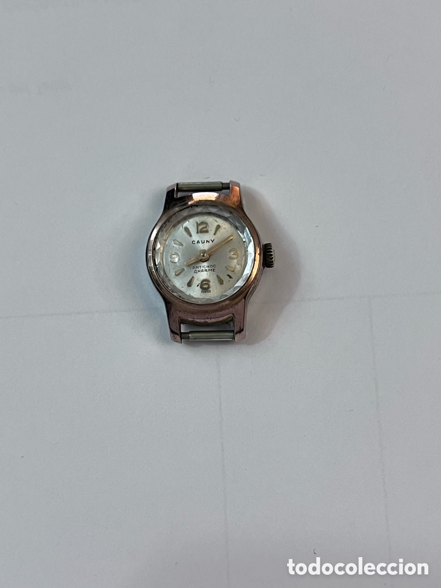 Relojes de pulsera: ✅ Reloj CAUNY CHARME carga Manuel chapado en oro