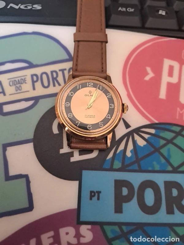 Relojes de pulsera: Rel&oacute;gio olma calibre-96 corda manual