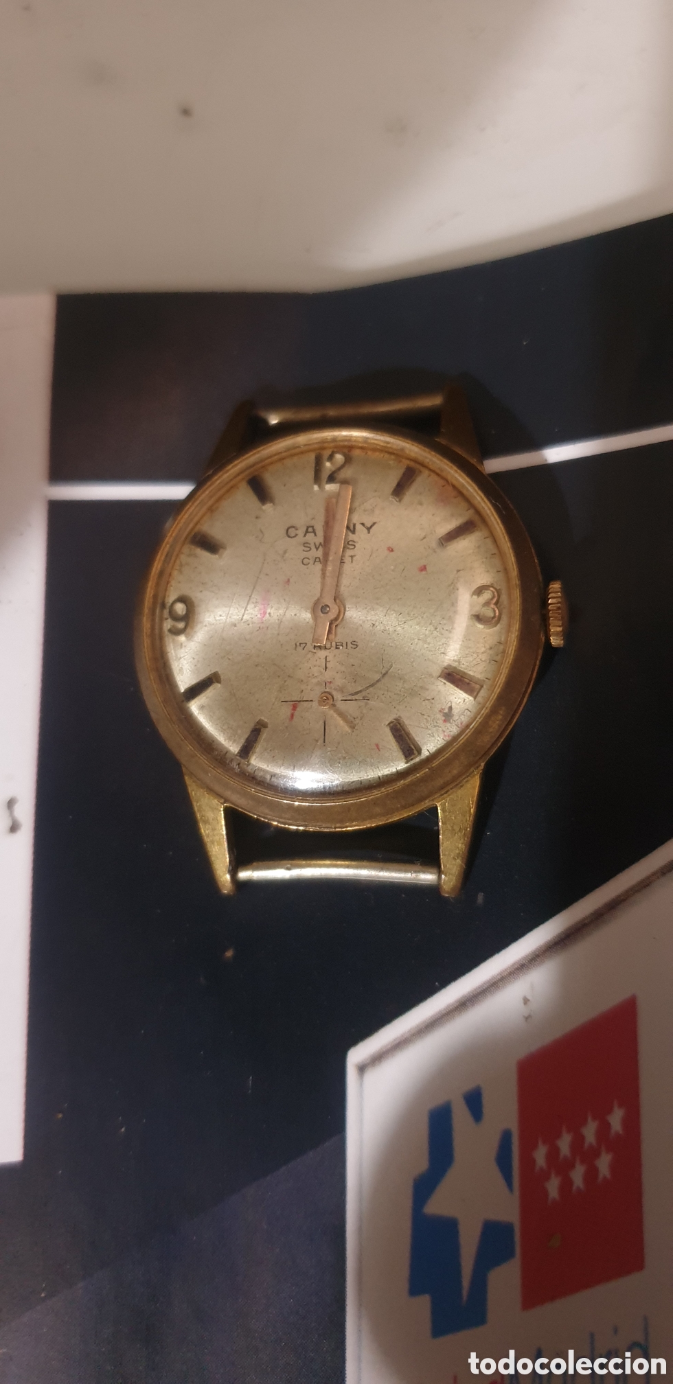 Relojes de pulsera: RELOJ Cauny Swiss Cadet vintage de carga manua