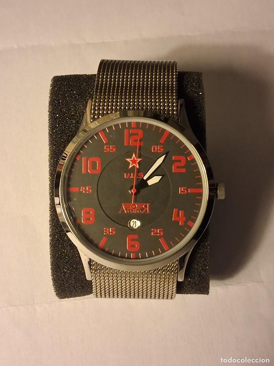 Relojes de pulsera: RELOJ AVIATOR ACERO INOXIDABLE - Foto 2